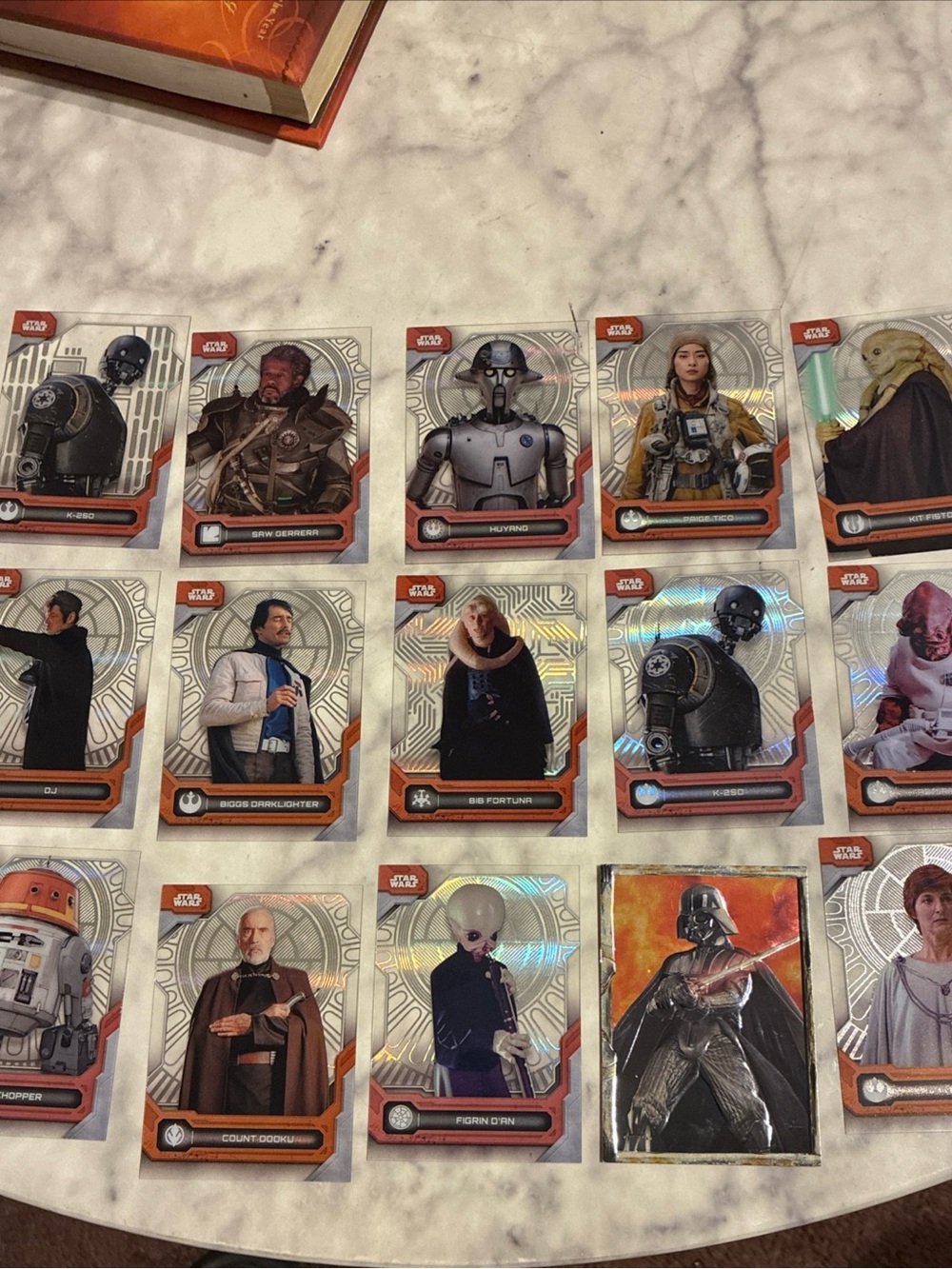 Star Wars High Tek Topps trading cards Vader foil revenge of Sith lot